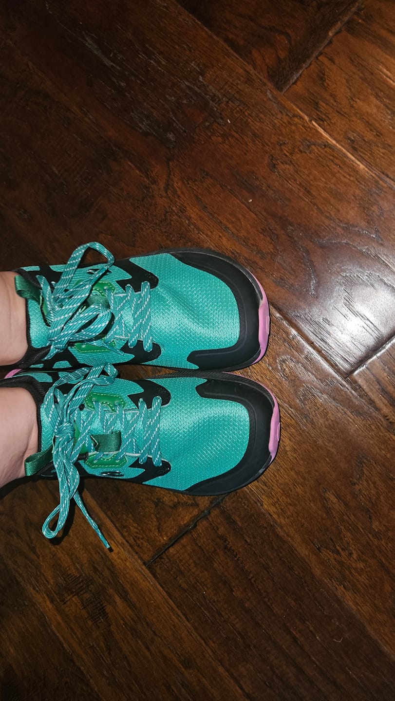 Customer photo review of Aurora - Wide Toe Sneakers