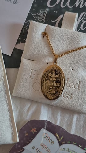 Customer photo review of The Ballad Necklace
