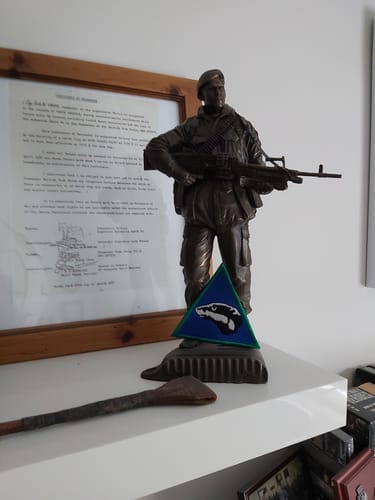 Customer photo review of Close Observation Platoon Triangle Patch