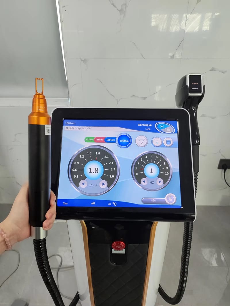 Customer photo review of Multi Laser Platform - Hair Removal Diode + Nd YAG