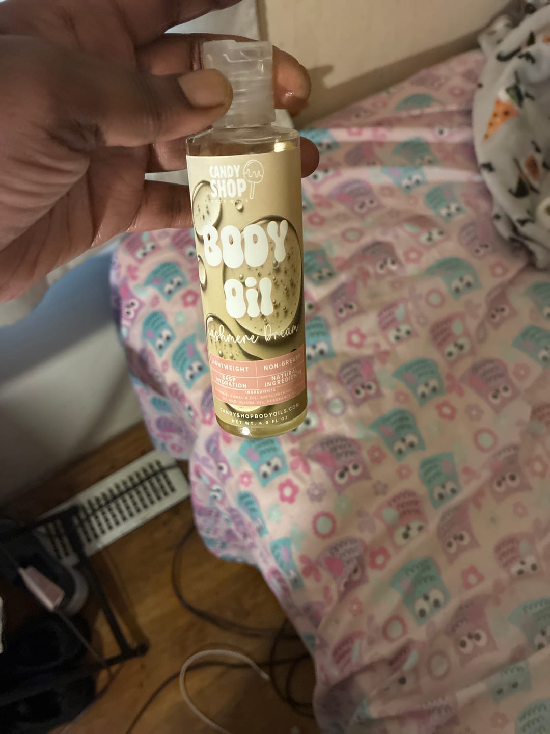 Customer photo review of Cashmere Dream Body Oil