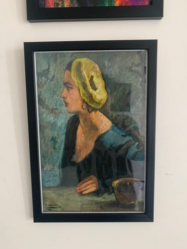 Customer photo review of Amrita Sher Gil Self portrait II, Amrita Sher Gil Paintings