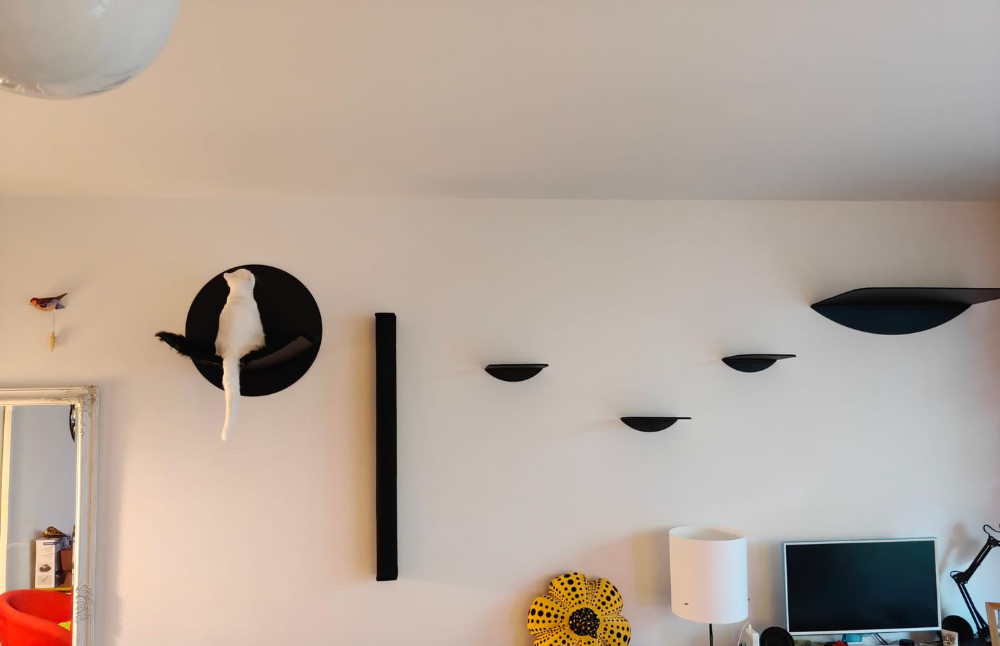 Customer photo review of STYA Katzen Kletterwand | Katzen Treppe WL140 | Mit 3 Stufen