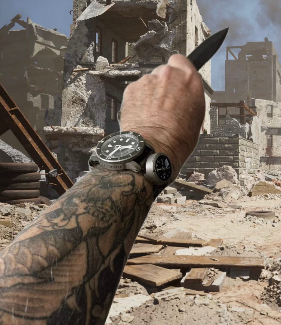 Customer photo review of W.O.E. Submersible Wrist Compass 2.0