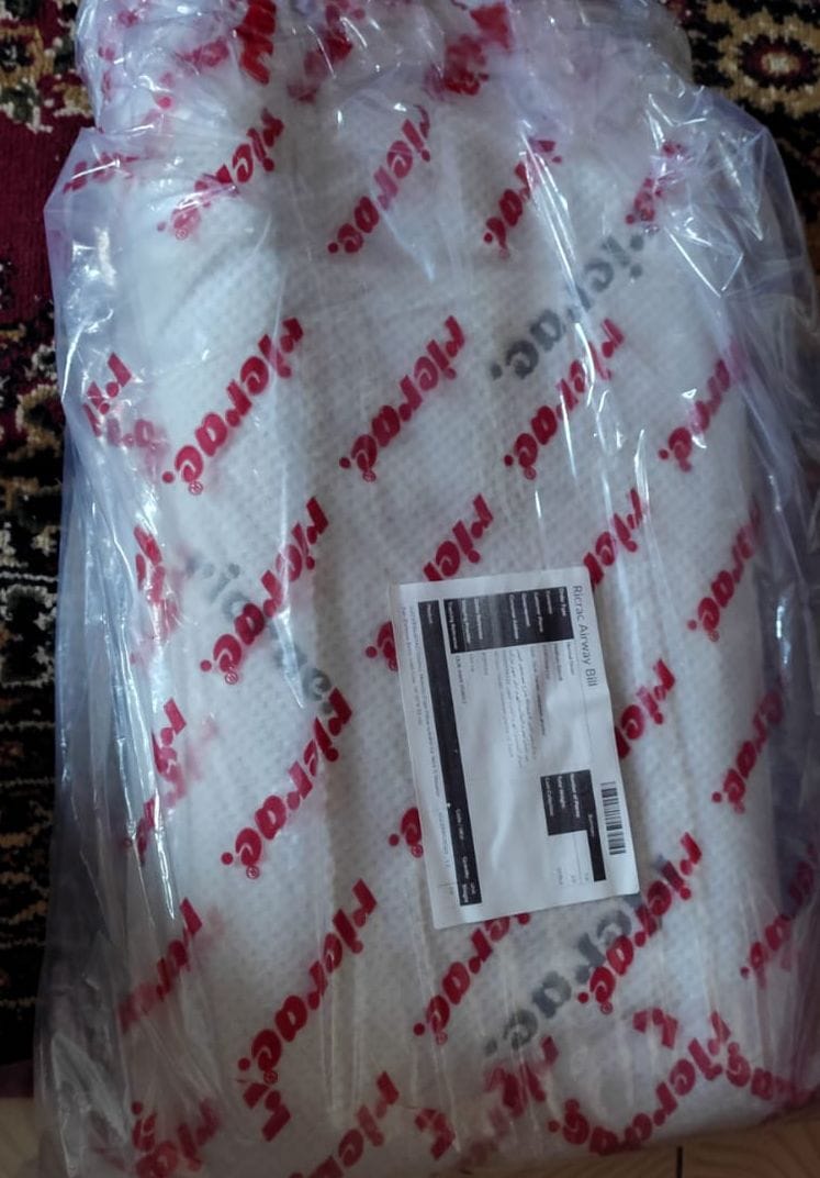 Customer photo review of Contour Memory Foam Pillow suitable for Neck & Shoulder Pain