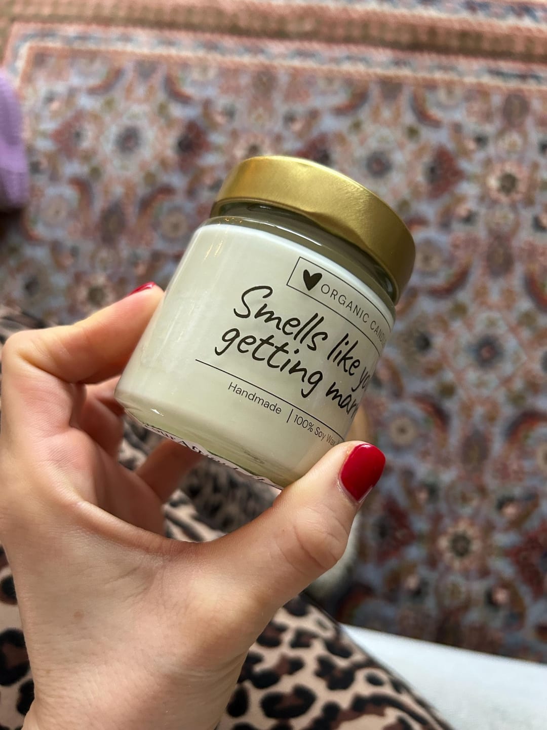 Customer photo review of Duftet wie du heiratest Brautgeschenk, Glückwunsch auf Verlobungsgeschenk verheiratetes Geschenk, Hochzeitsgeschenk, Brautgeschenk, Verlobun