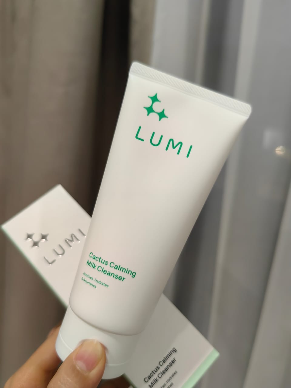 Customer photo review of Cactus Calming Milk Cleanser