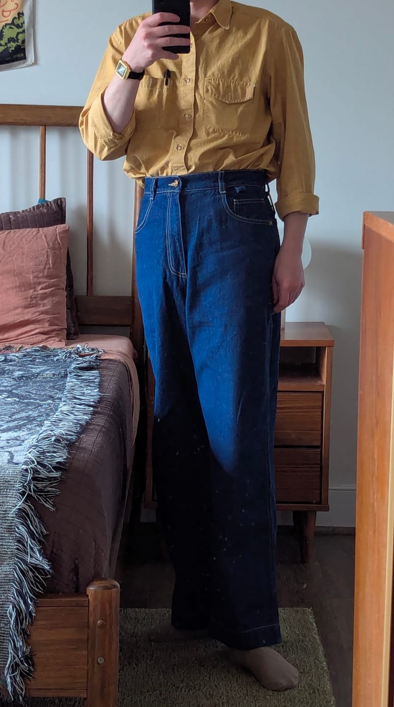 Customer photo review of Denim Sunday Jeans