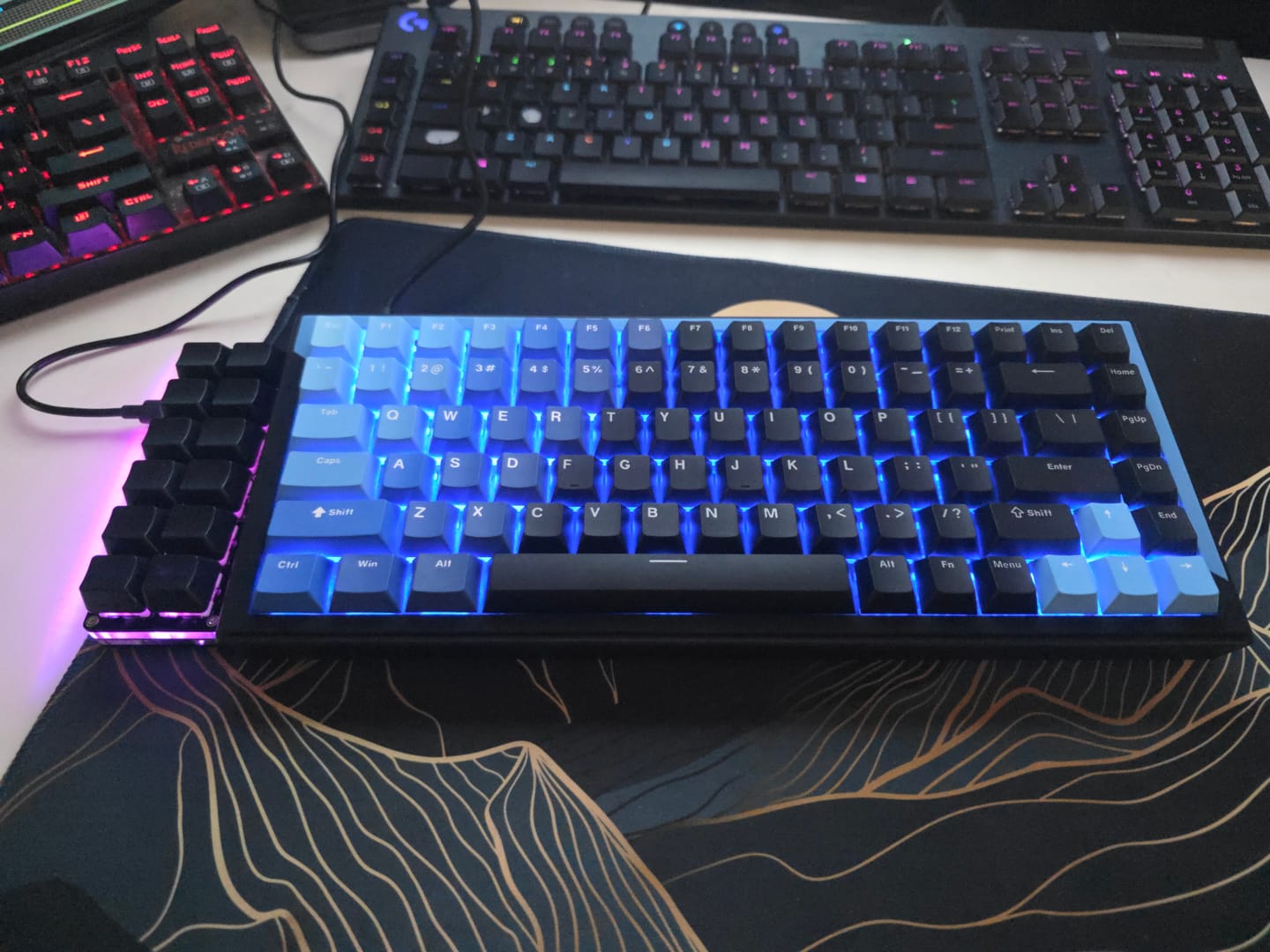 Customer photo review of DrunkDeer G75 - Wired Actuation Distance Adjustable HE Magnetic Switch Keyboard