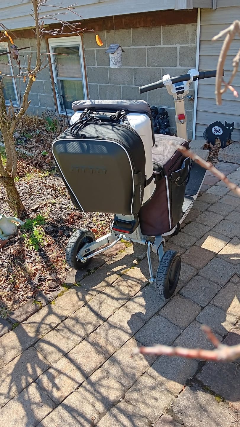 Customer photo review of Front / Rear Basket / Backpack