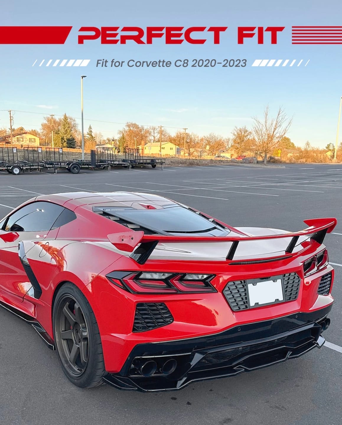 Customer photo review of Chevrolet Corvette C8 License Plate Backing