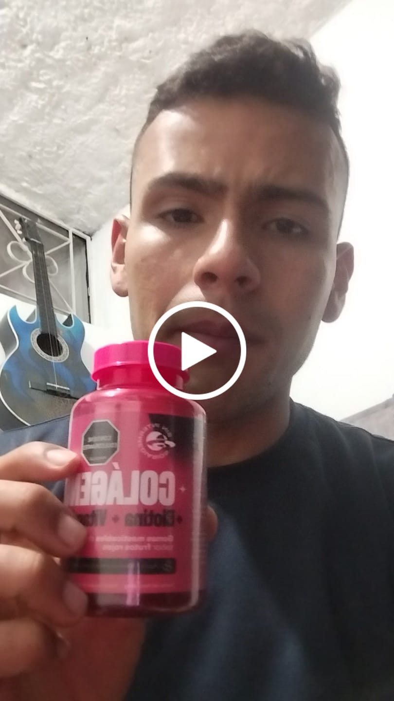 Customer video review of Gomas con Colageno + Biotina + Vitamina C