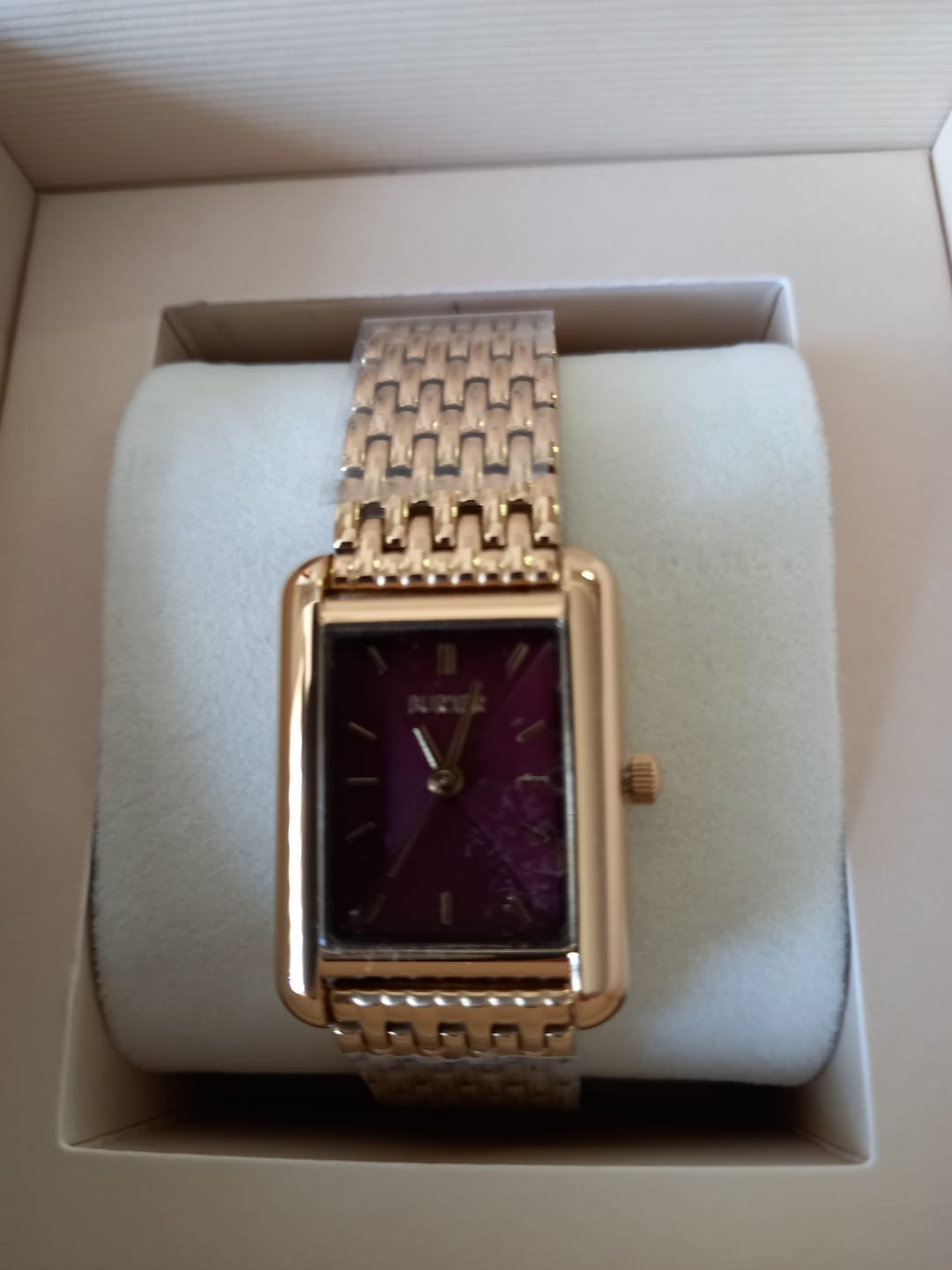 Customer photo review of Olivia Gold Burgundy