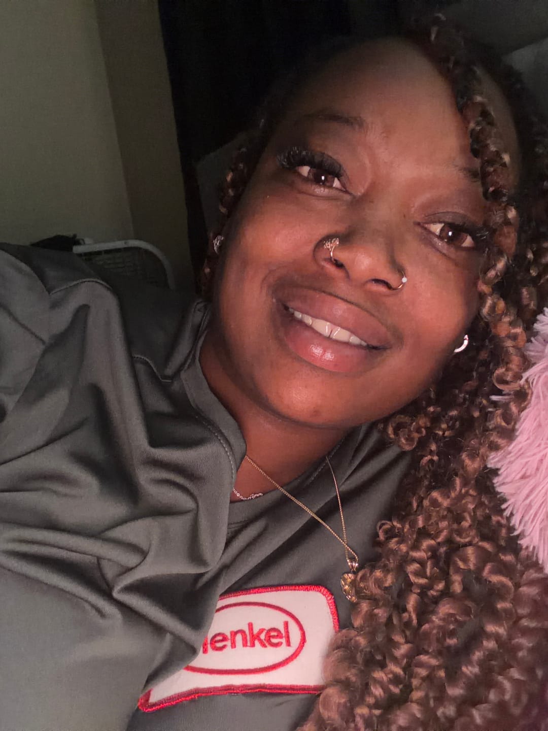 Customer photo review of Premium Candy Gray Prescription Colored Contact Lenses
