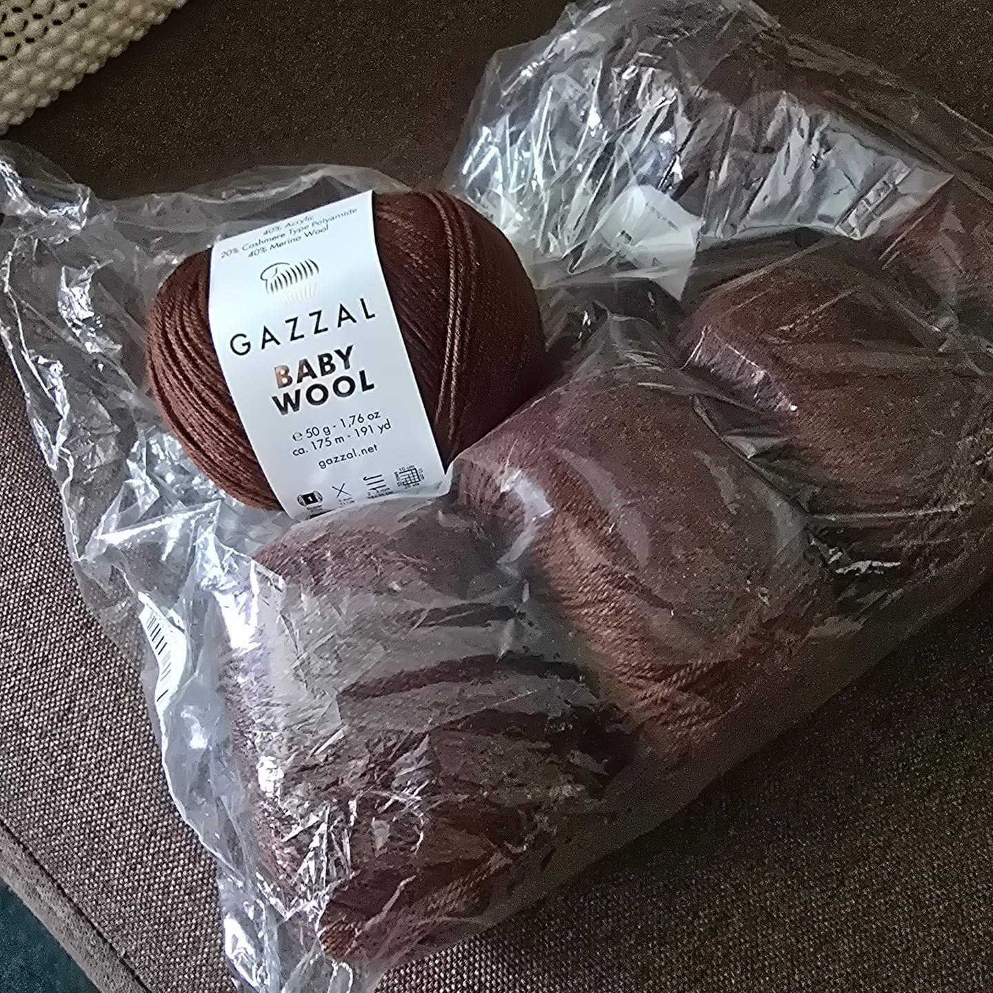 Customer photo review of Gazzal Baby Wool