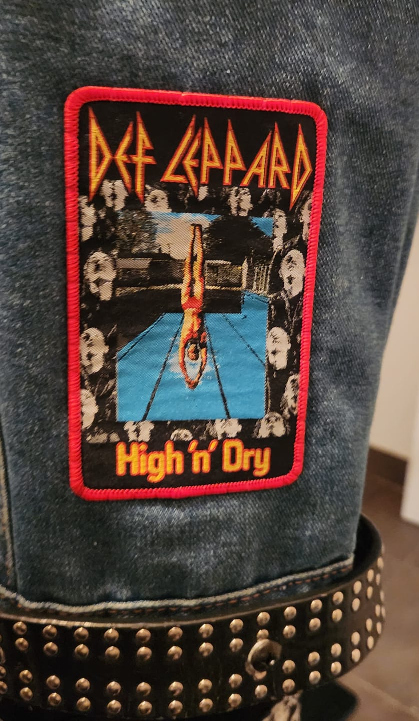 Customer photo review of Def Leppard - High 'n' Dry - Patch