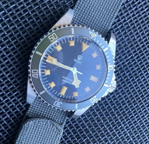 Customer photo review of Glomar Explorer - Hook And Loop Watch Strap