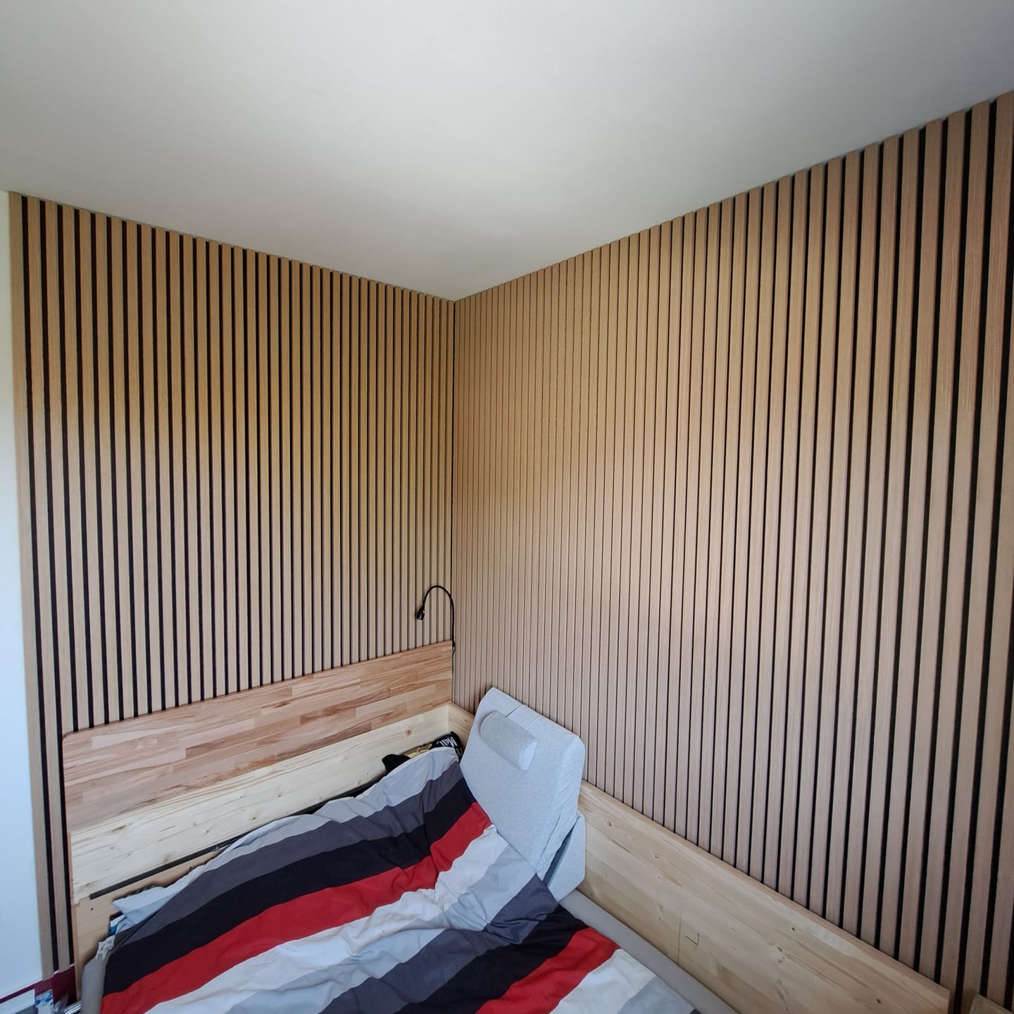 Customer photo review of Panneau acoustique en bois | Chêne Naturel | De première qualité
