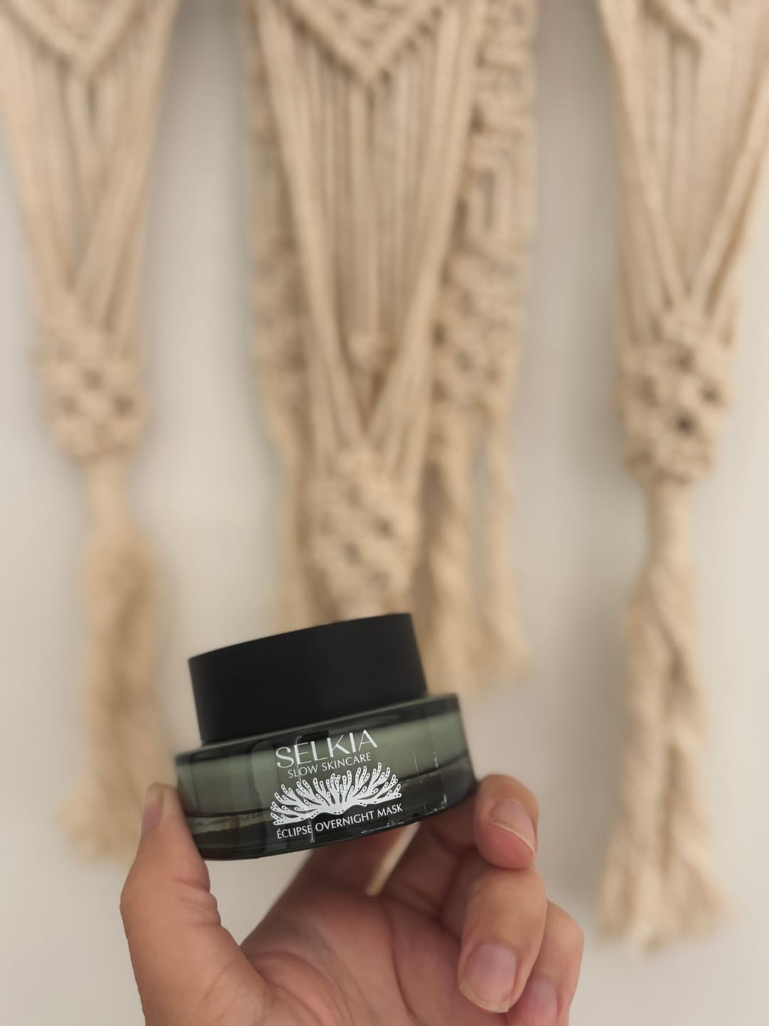 Customer photo review of Éclipse Overnight Face Mask