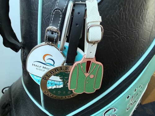 Customer photo review of Patron Pass Bag Tag