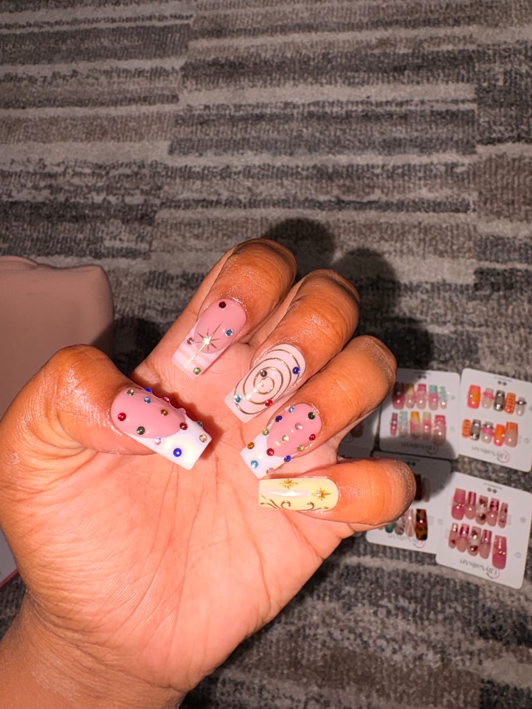 Customer photo review of Custom Nails