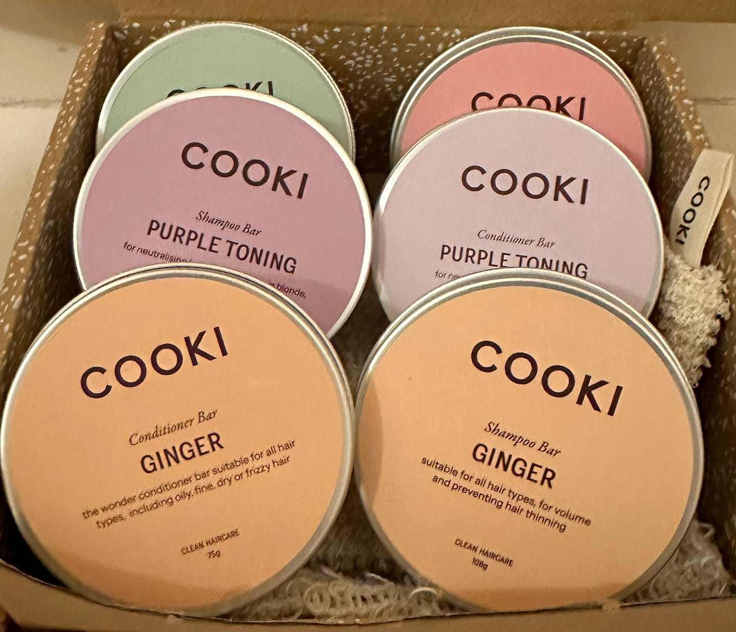 Customer photo review of Jumbo Ginger Shampoo & Conditioner Duo