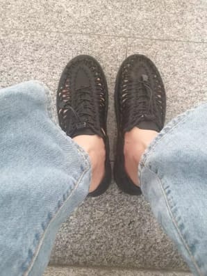 Customer photo review of Sandalias Outdoor WalkFree™ Unisex - Flexibles, Transpirables y Ultra Cómodas