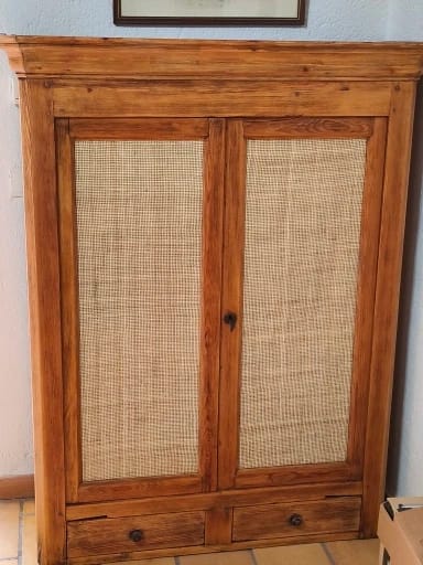 Customer photo review of Cane Webbing 35/40/45/50/60/70/80cm Width Natural Caning Material, Ratan roll Large Size Rattan Webbing for Furniture Chairs