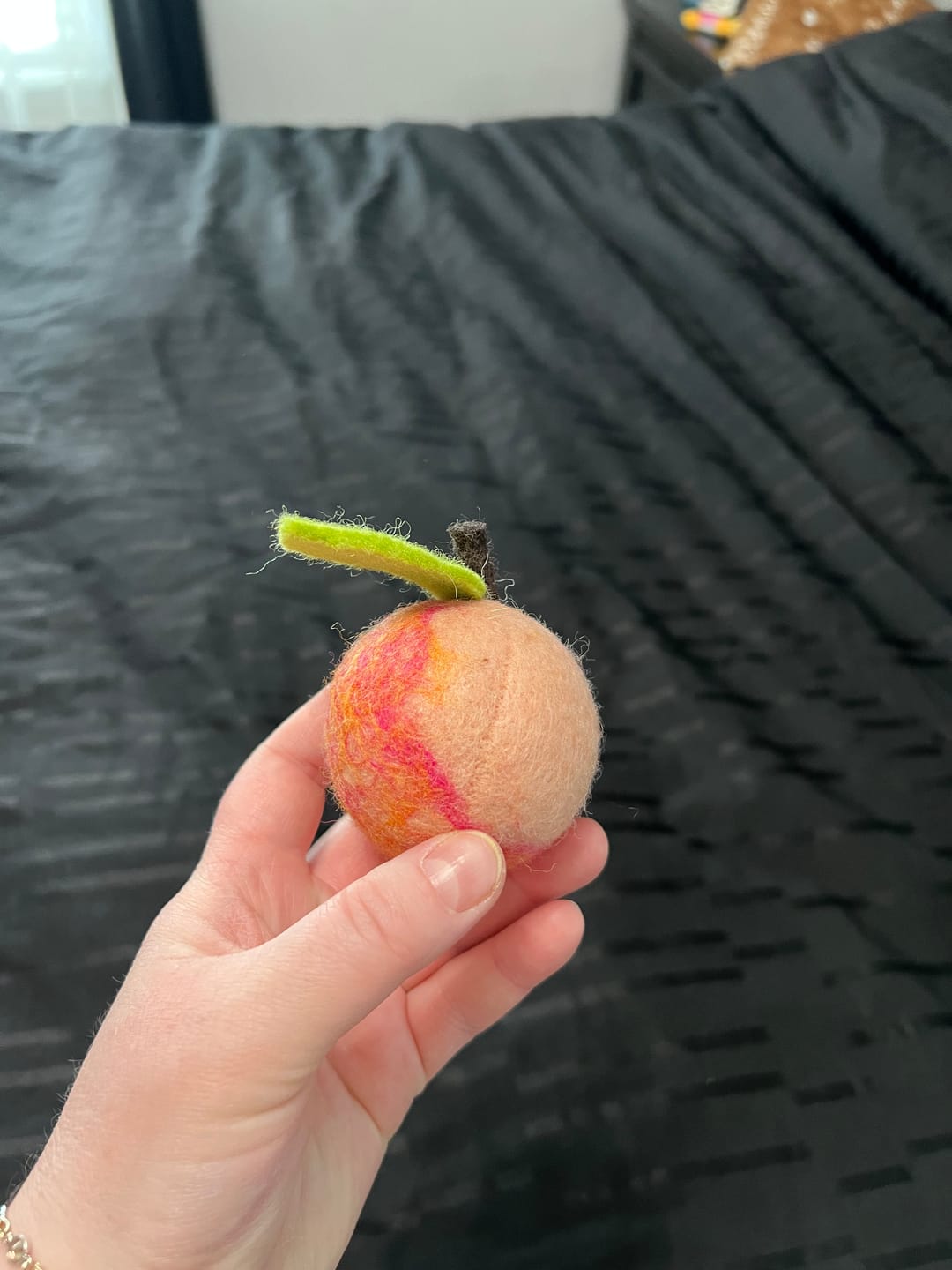 Customer photo review of Felt Peach Fruit