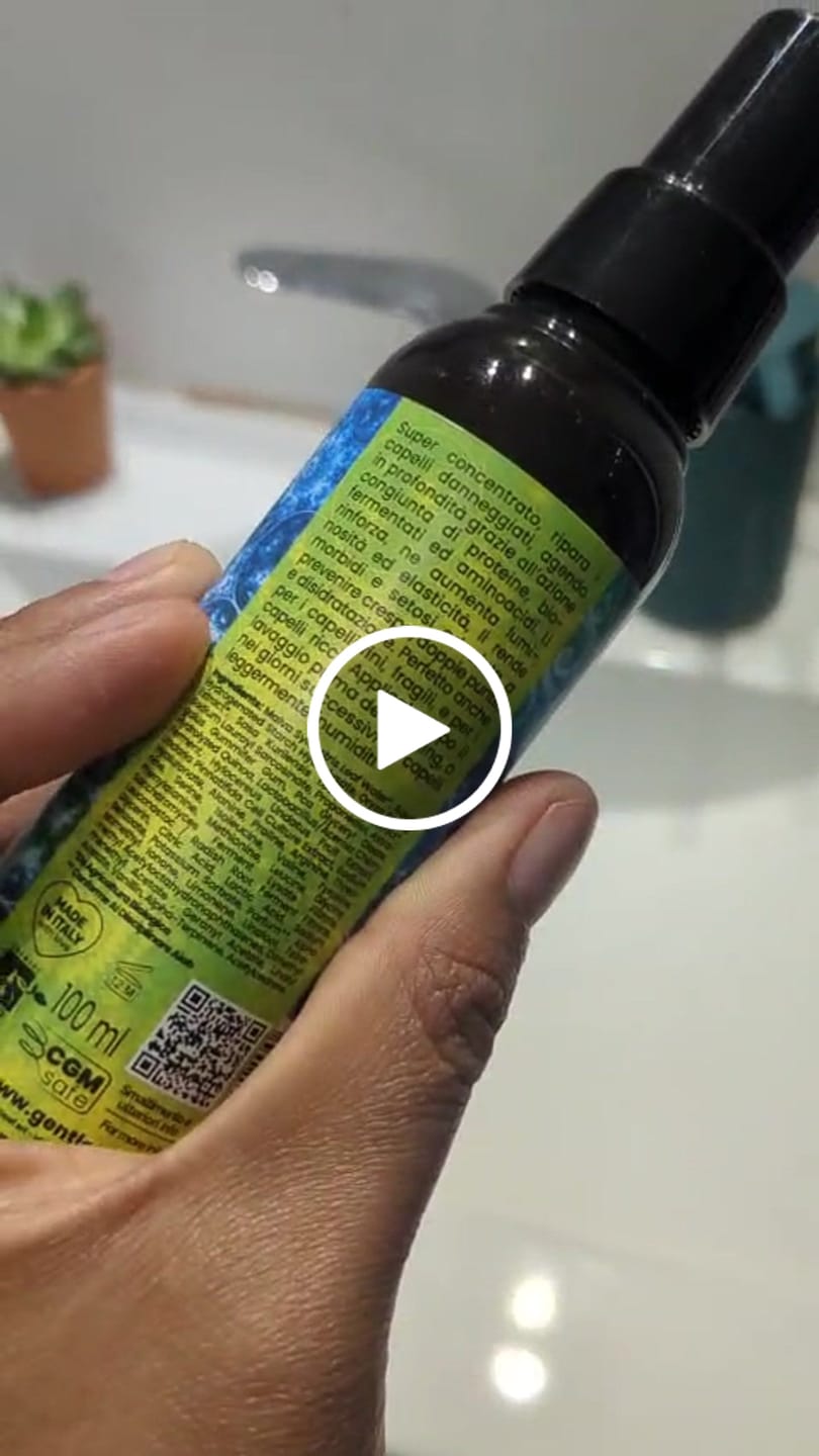 Customer video review of Bio Gentleaf Lady Shine Intensive Strengthening Treatment 100ml