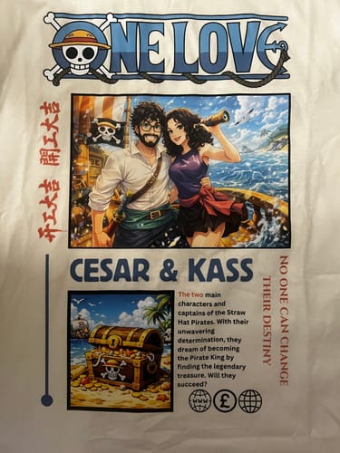 Customer photo review of ONE LOVE - custom made (upload)