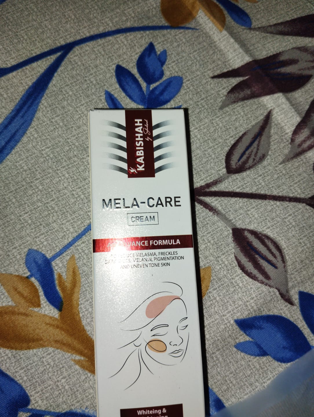 Customer photo review of Mela Care Advanced Brightening Cream