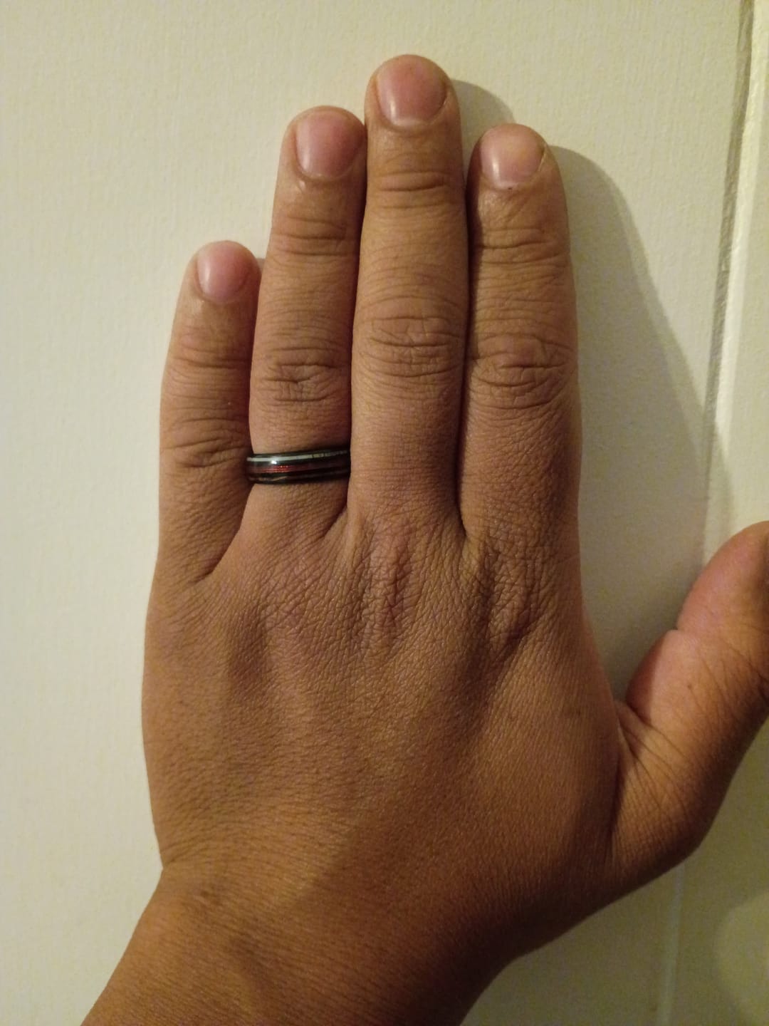 Customer photo review of Custom Inside Ring Engraving