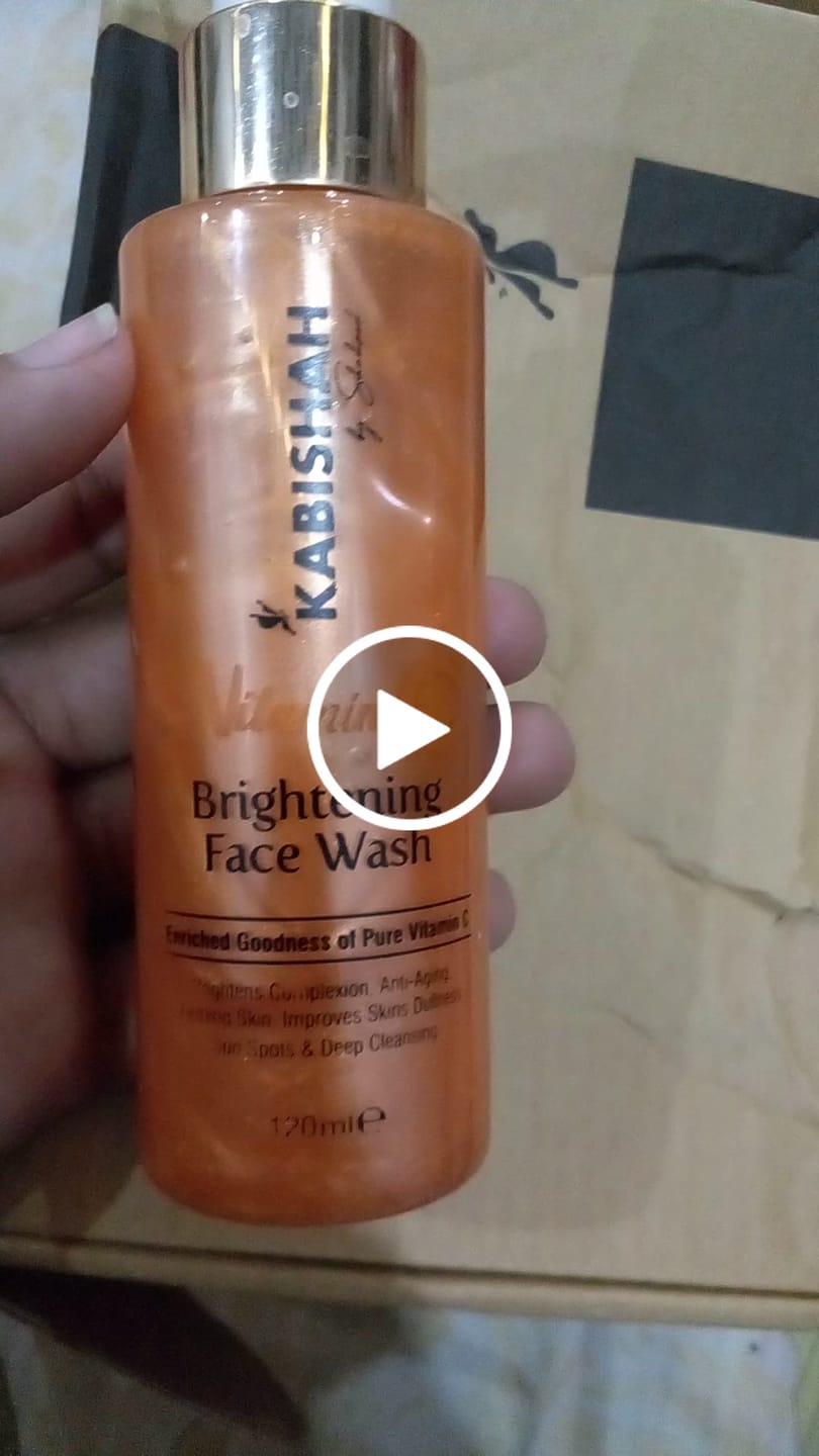 Customer video review of Vitamin C Brightening Face Wash