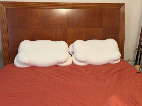 Customer photo review of Cloud Cooling Pillow Case