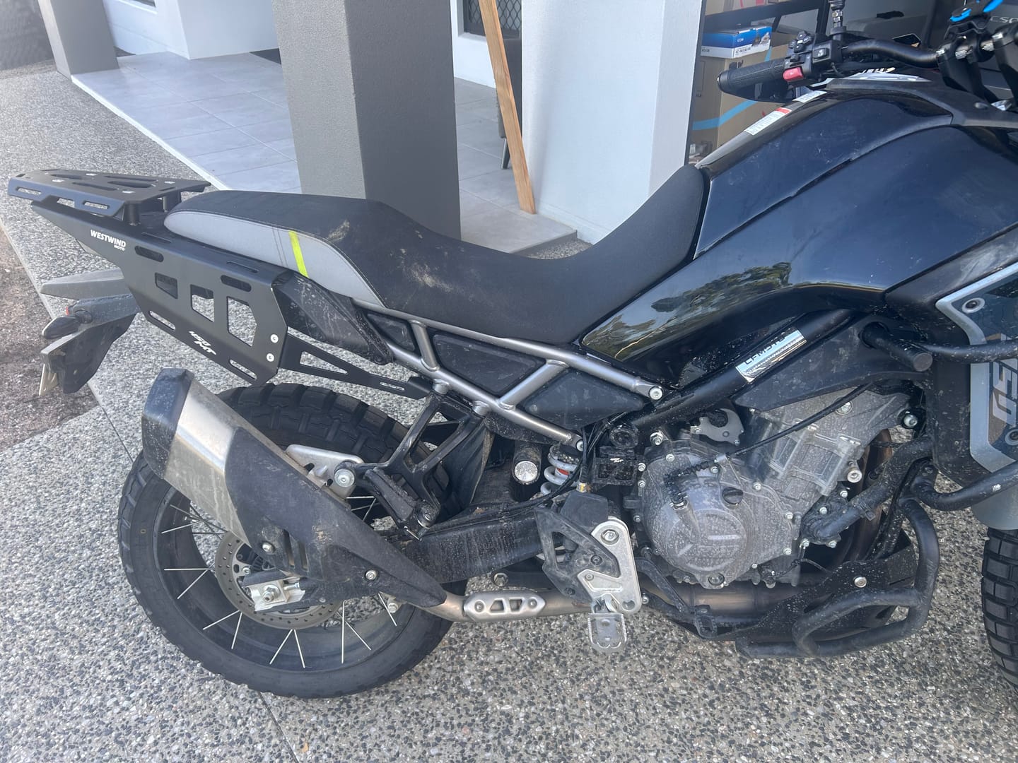 Customer photo review of CF450MT (Ibex 450) Luggage Rack