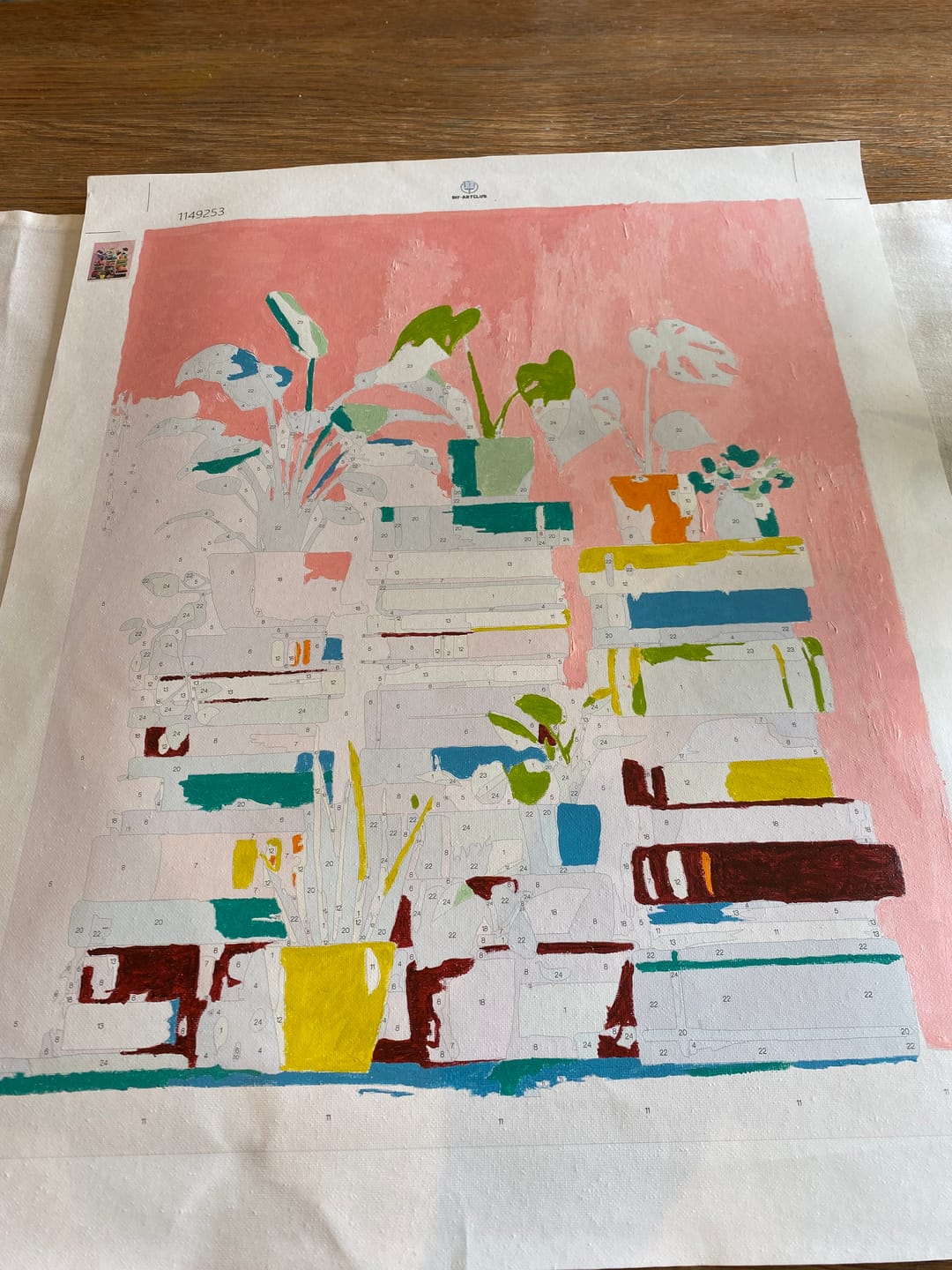 Customer photo review of Growing stories | Paint by Number