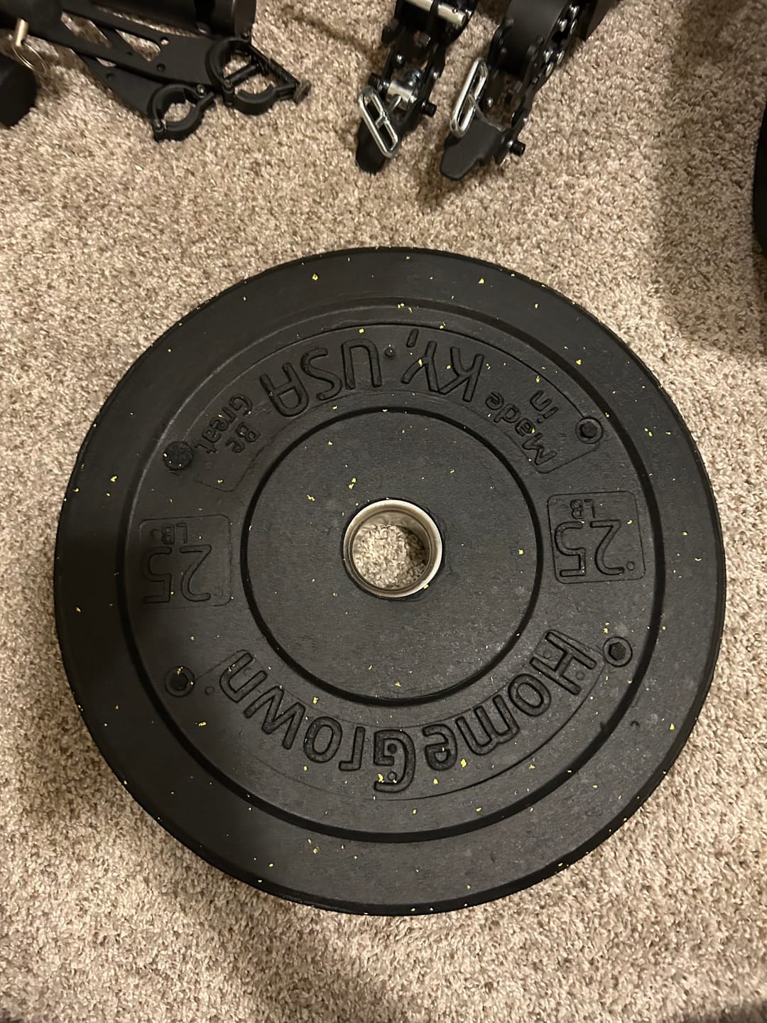 Customer photo review of URA-MAX COLORED Bumper Plate Sets
