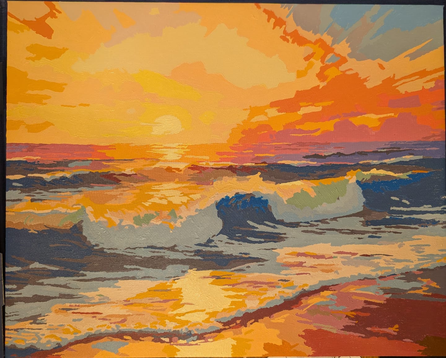 Customer photo review of Sunset Surf