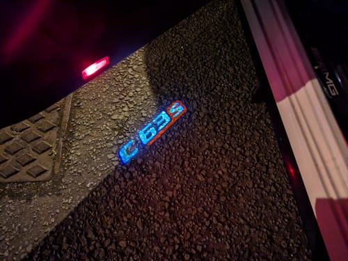 Customer photo review of MERCEDES DOOR LIGHTS