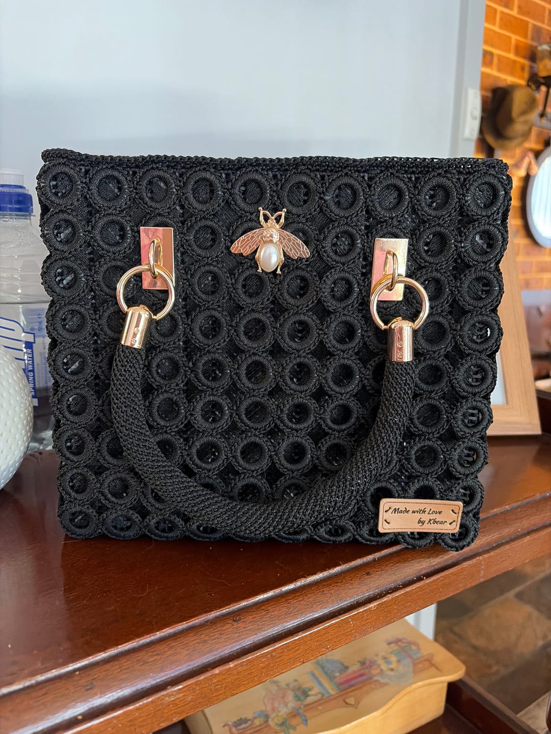 Customer photo review of CrochetPark™ Garden Bee Crochet Bag Kit