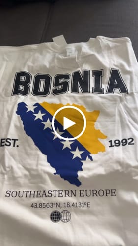 Customer video review of Bosnia Premium T-Shirt