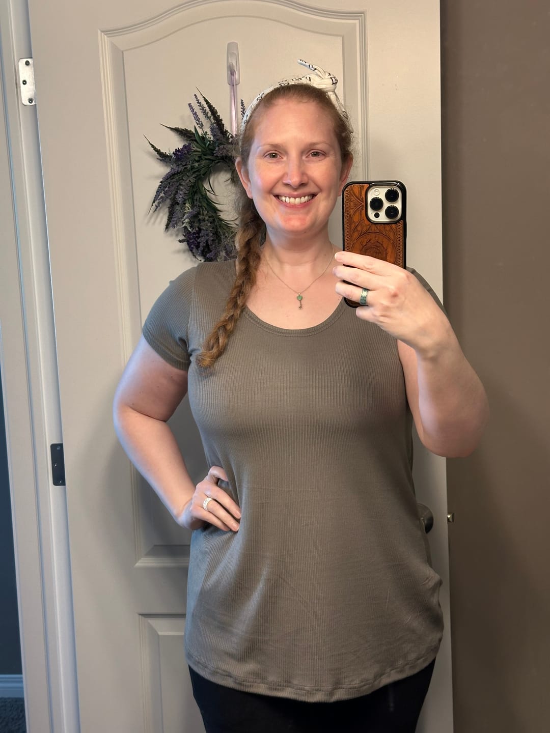 Customer photo review of *Pre-Sale* Scoop Tee