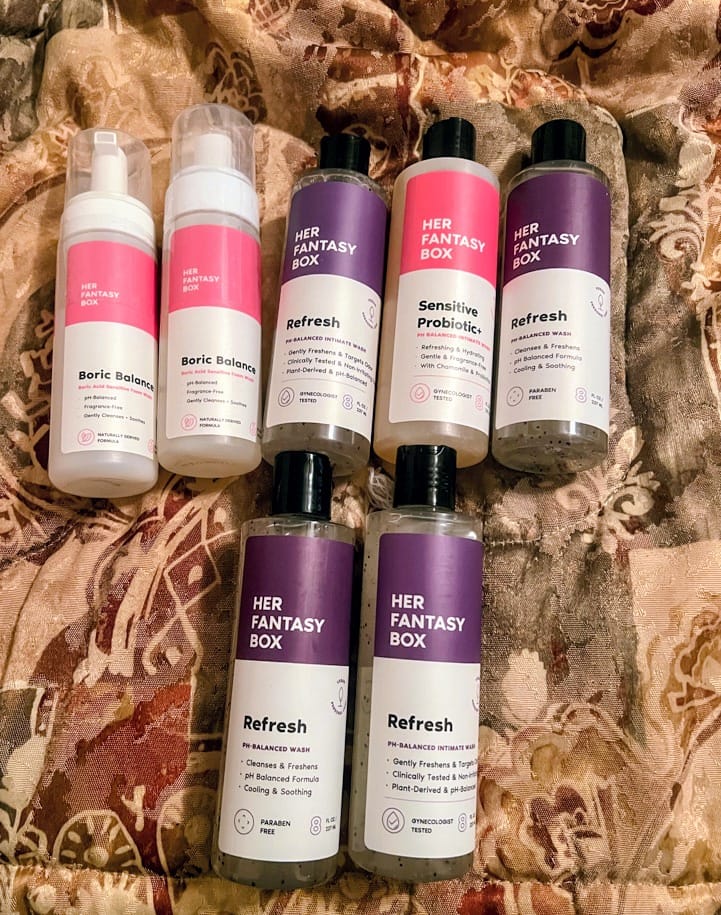 Customer photo review of Boric Balance - Sensitive Boric Acid Foam pH Wash - Natural Ingredients