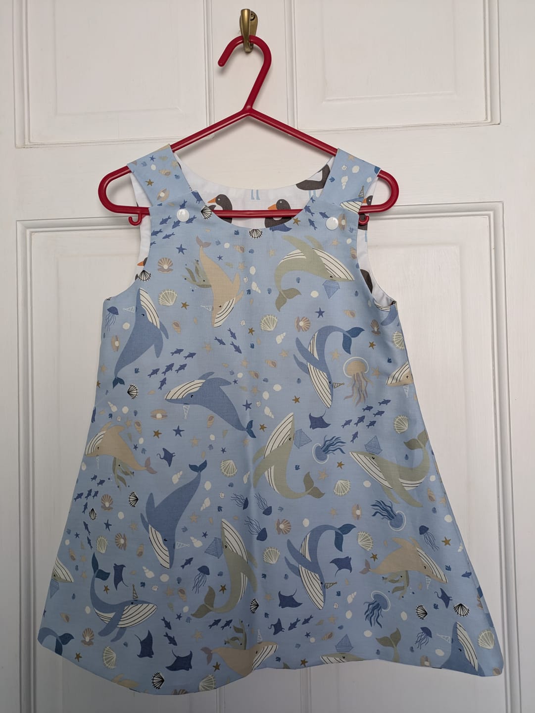 Customer photo review of Seaside Charm Cotton Poplin Fabric