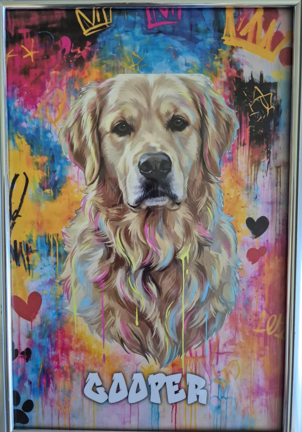 Customer photo review of Personalisiertes Poster - Graffiti