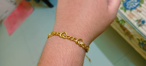 Customer photo review of Tied in Love Bracelet