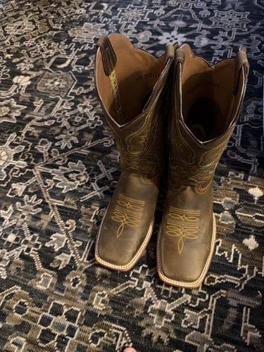 Customer photo review of Cowboy Boot Olive