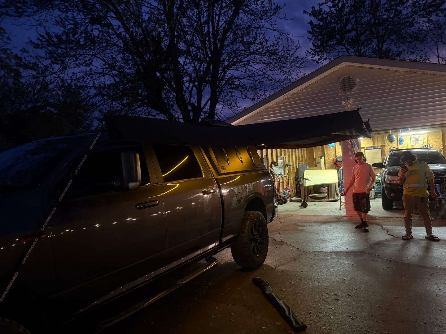 Customer photo review of OPENROAD 270 Degree Awning XL