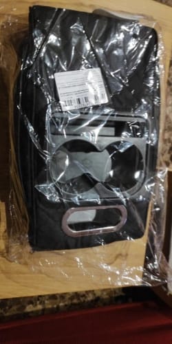 Customer photo review of Multifunctional PU Leather Car Armrest Box Mat